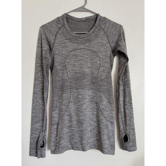 Light Gray Lululemon Swiftly Tech Long Sleeve Shirt 4 - Picture 1 of 6